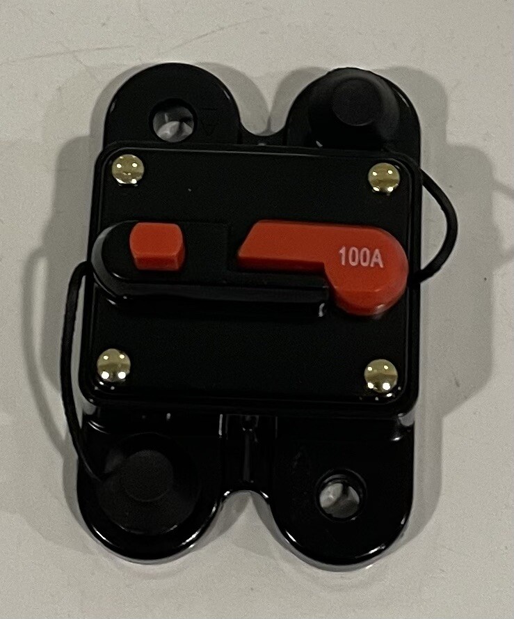 100A 12V Resettable Circuit Breaker Waterproof In Line NEW! FREE SHIPPING!