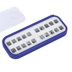 AZDENT Dental MIM Monoblock Metal Bracket Braces Mini Roth.022 345 Hooks
