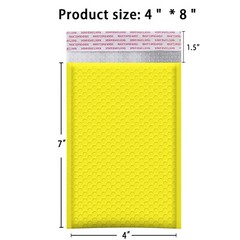 4×8（4×7） Poly Bubble Mailers Shipping Mailing Padded Bags Envelopes Self Seal