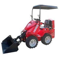SDA-140W Ride-on Wheeled Mini Skid Steer Loader RATO Gas Engine 0.8Ton Seat-Type