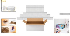 Versatile 8x8x3 Small Shipping Boxes Set of 25 – Reliable Protection for Items