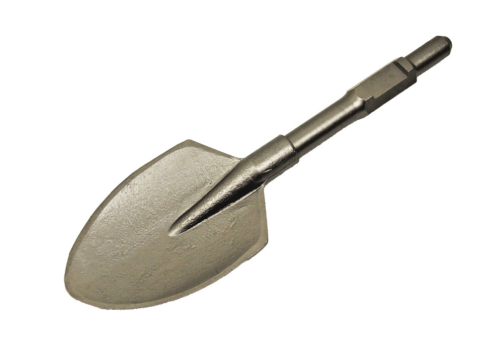 HOTECHE Clay Spade Shovel Chisel Demolition Jack Hammer 1-1/8″ Hex Shank 540403