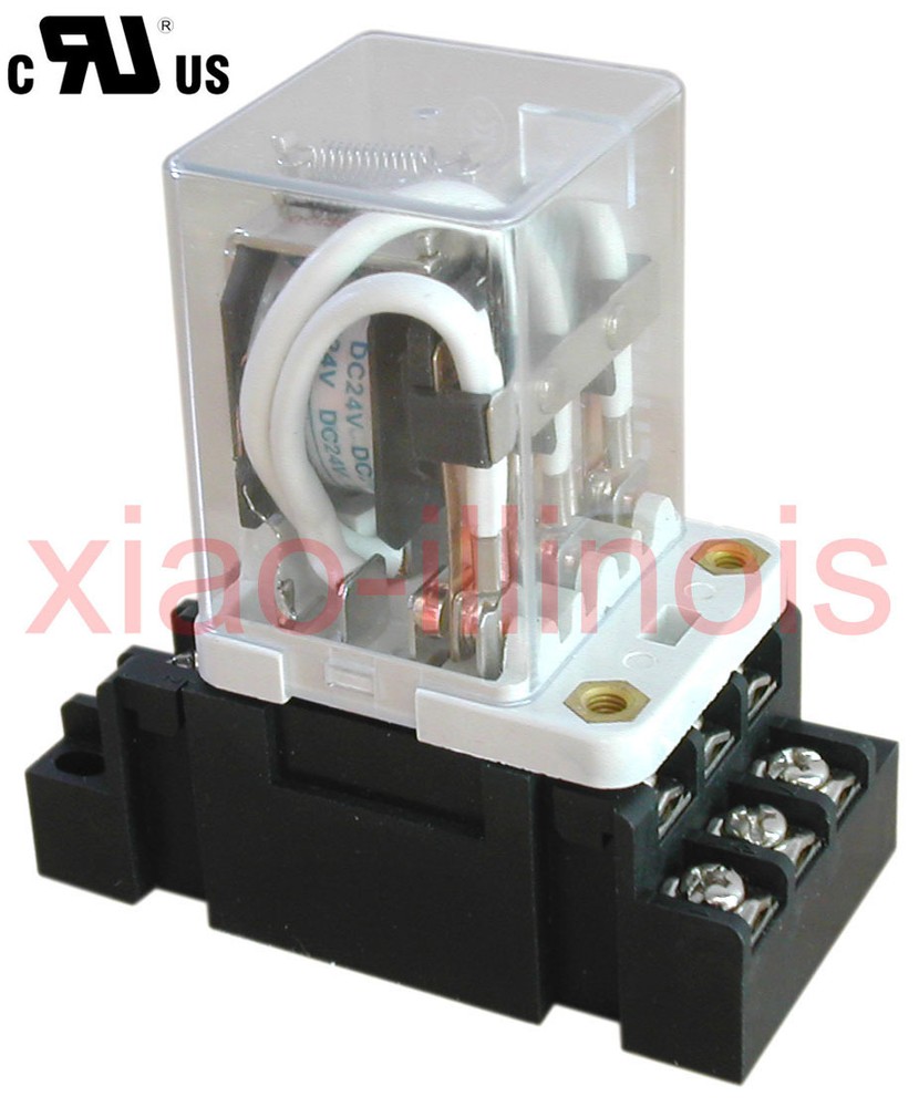 12VDC 40A Relay 3PDT Coil Power 11 Pin with Socket JQX-38F – R40A12VDC