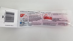 6Pk S4 Safety Box Cutter Utility Knife Left Handed Steel Guard SP-017 Blade, Red