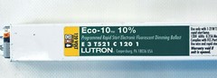 LUTRON E3T521C1201 ECO-10 RAPID START ELECTRONIC FLOURESCENT DIMMING BALLAST