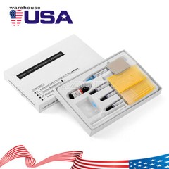 Dental Ortho Bonding Light Cure Resin Composite Kit/ LED 1S Curing Light Lamp