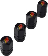 Tire Valve Stem Cap Cover with Resin /// Emblem Sport Trim for 4Runner, Tacoma,
