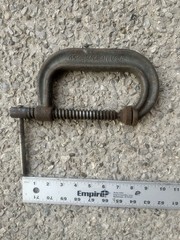 (2) Wilton C Clamps No. 404 And No. 402 Heavy Duty USA