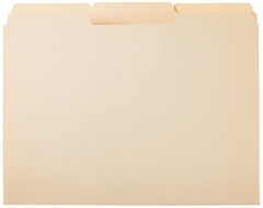 Amazon Basics Sturdy File Folders with Reinforced Letter, Manila, Letter Size