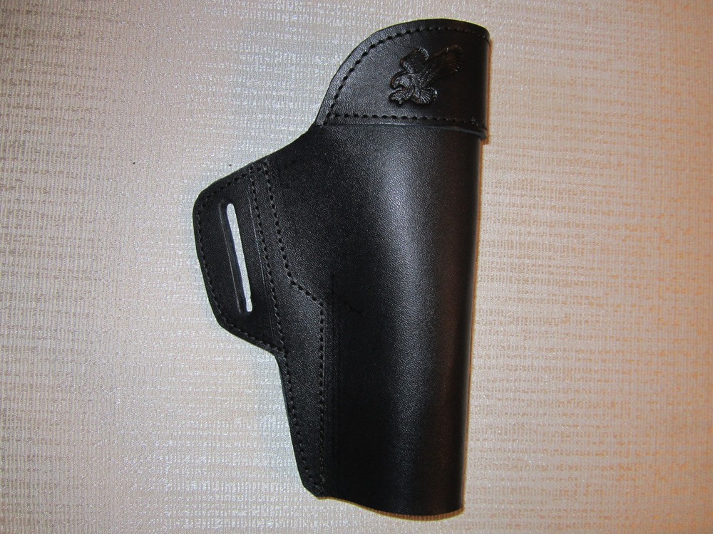 Leather belt holster,For 5″ full size 1911s,& GLOCKS,M&P,XD,SIG,FNP,BERETTA
