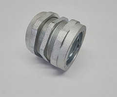 Hines 2″ Rigid Threadless Compression Coupling For Rigid/IMC Conduit Zinc Plate