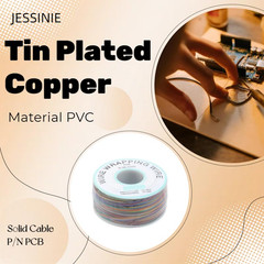8-Color Electronic Wire – 30 AWG Single Core, 250M Tinned Copper Solid Cable for