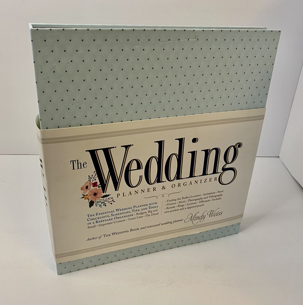 Wedding Planner & Organizer Hardcover Mindy Weiss Ring Binder Illustrated Book 2