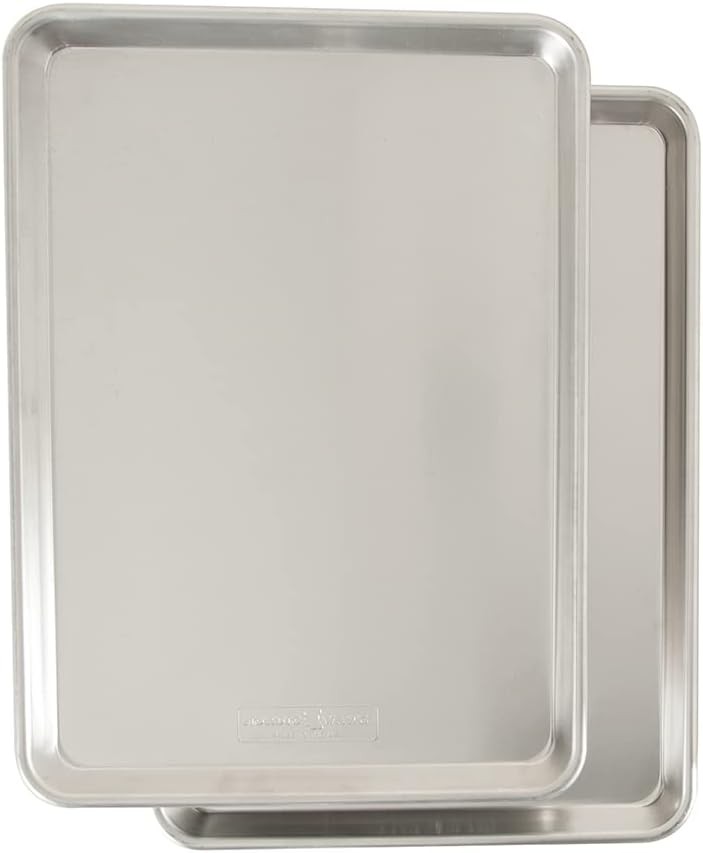Nordic Ware Naturals Half Sheet 2 Pack Aluminum Baking Pan USA