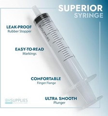 1mL Luer Slip Tip Syringes No Needle – Sterile, Individually Wrapped – 100 Sy…