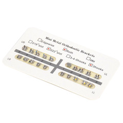 10x Dental Orthodontic Brackets Braces Monoblock Roth Edgewise MBT 018/022 Hooks
