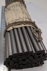 Graphite Rod 99.9% Carbon Rod, Graphite Electrode 25pcs 1/4”x10 ”6x250mm