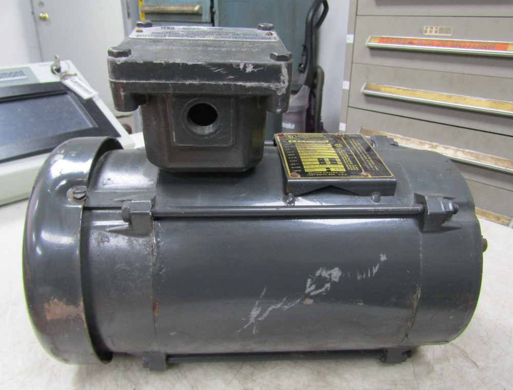 💥BALDOR 1/4 HP EXPLOSION PROOF AC MOTOR 115/230V 1725 RPM 1 PHASE 1.0 SF 56C FR