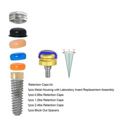 US Overdenture Locator Abutment Fits BioHorizons Tapered Conical Internal Hex