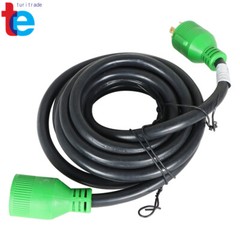 Generator Extension Cord 15 Ft 4 Prong Power Cable 10 4 30 Amp Adapter Plug