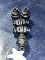(5) 5/32” 4mm PARKER LEGRIS 3116 04 00 Push-Fit Union 5/32 in PTC Bulkhead 5pcs