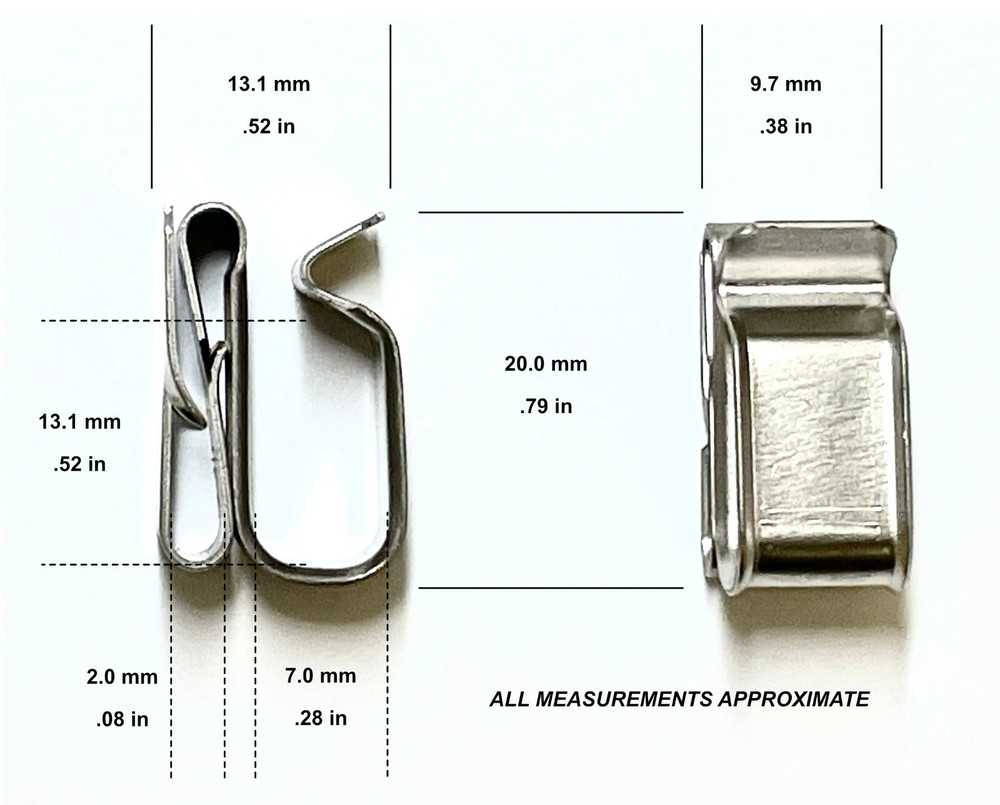 Nine Fasteners Inc 180-Degree Solar Panel #10 AWG Cable Wire Clips 1,000 each