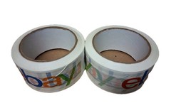 ebay Branded Packaging Tape with Color Logo 75Yds x 2 in. ( 2 Rolls)