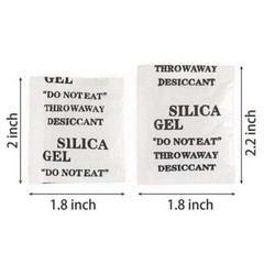 60/100 Packets Grams Silica Gel Desiccant Pack Moisture Absorber Reusable Safe