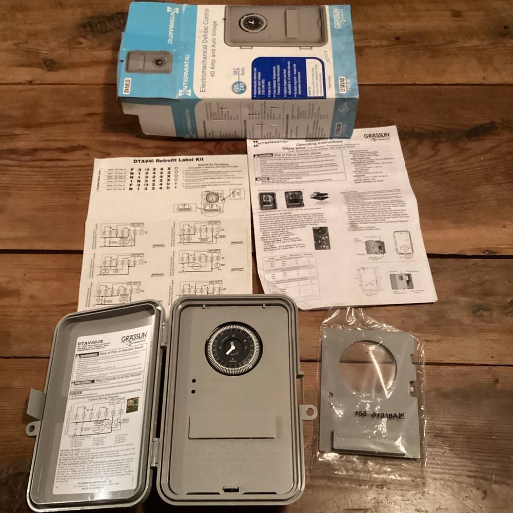Intermatic DTAV40JS Defrost Control Board 40A 120/240V 1 Phase New Open Box