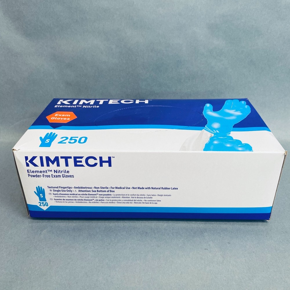 Kimberly-Clark Element Nitrile Gloves S Powder Free 6 Boxes of 250 Gloves Each