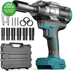 Cordless Impact Wrench Makita 18V 1 2 Brushless High Torque 900 Ft-Lbs 4-Speed