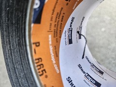 Shurtape General Purpose Gaffers Tape (P-665): 3″ x 55 yds. (Black)