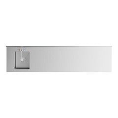 24″W x 76″L Stainless Steel Commercial Restaurant Work Table with Sink on Left