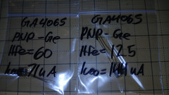 Fuzz face pairs/GA4065 PNP germanium/Fully tested/NOS/TO-5/You choose