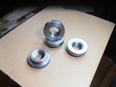 3/8-18 NPT. Weld Bungs STEEL chopper made in the USA.