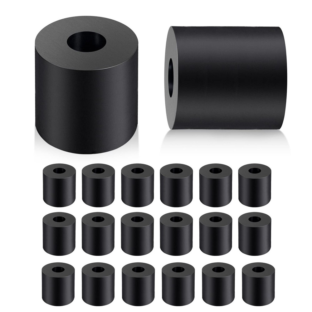 Rubber Spacer 1 Inch OD x 3/8 Inch ID x 1 Inch Thickness Rubber Bushing Round…