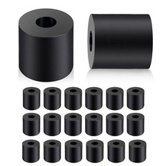 Rubber Spacer 1 Inch OD x 3/8 Inch ID x 1 Inch Thickness Rubber Bushing Round…
