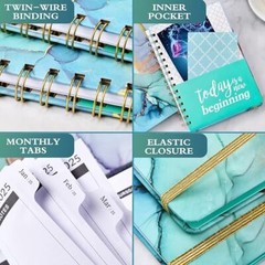2024-2027 Monthly Planner – 3 Year Monthly Planner 2024-2027 with green 2
