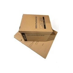 6 – Pack 18x15x14 Medium Standard File Storage Moving Box with Lid…