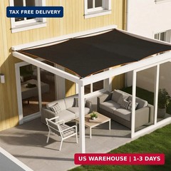 winemana 10x20FT Shade Cloth for Garden Mesh Tarp Pergola Sun Shade | 70% UV Res