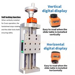 Manual Linear Sliding Table Module T-shaped Screw Self-locking Digital XY Axis