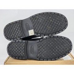 Skechers Work Shoes Mens 12 Black Relaxed Fit Memory Foam Slip Resistant – Good
