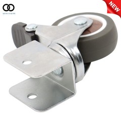 4PCS 2″ Swivel Caster Wheels with U Bracket (2 with brake&2 without) 360-Degree