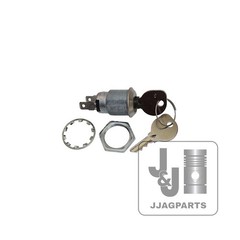 Ignition / Key Switch w/ (2) Keys & Mounting Nut -Fits Case Tractor