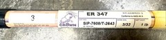 12.9 Pounds ER347 Stainless Steel TIG Weld Rod 3/32″ 36″ long Inch AWS A5.9