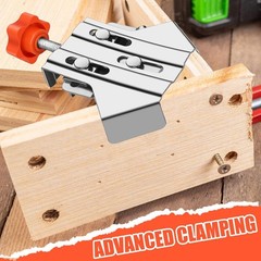 2/4PCS Right Angle Clamp Multi 90° Woodworking T-shaped Corner Clamp Open Style
