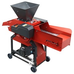 Electric Grass Cutting&Silk Kneading Machine w/Conveyor Belt 6 Blade 220V 2.2KW