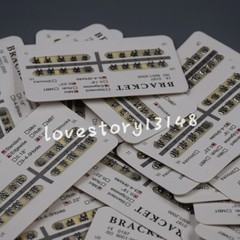 10/20/50 Packs Mini/Standard 018/022 Slot Dental Orthodontic Separable Brackets
