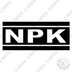 Fits NPK Logo Decal Kit Hammer 12″ – 7 YEAR OUTDOOR 3M VINYL!