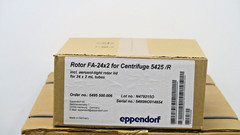 Eppendorf 5425 Centrifuge with New FA-24 X 2 Fixed Angle Rotor